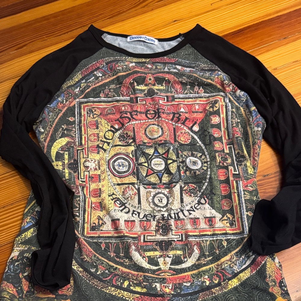 Vintage house of blues Artistic Tee with mandala
